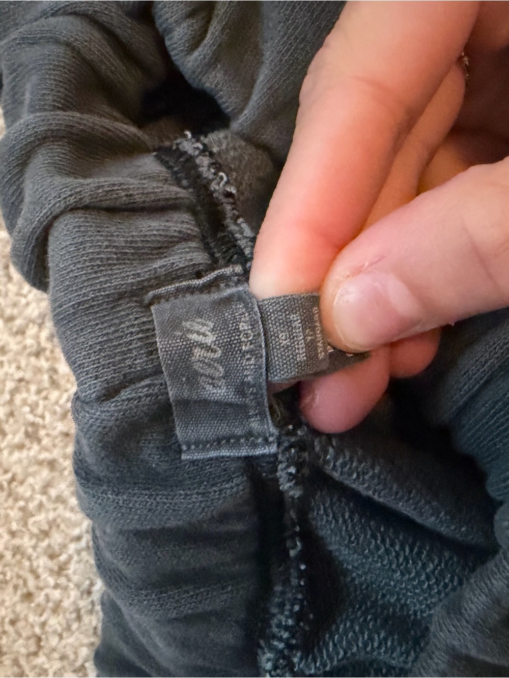 AERIE Black Elastic Waist Lounge Pants - Picture 3 of 4